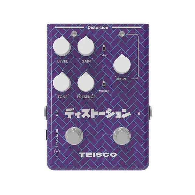 Teisco Distortion Tweekanaals distortion met Britse klank, boost en extra gainstage