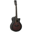 Tanglewood Winterleaf VCE AVB 12-Snarige Super Folk Cutaway Elektro-Akoestische Gitaar Mahogany Autumn Vintage Burst