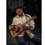 Kala Bakithi Kumalo Signature U•BASS® bas ukulele – Mahonie, Roundwound Snaren, EQ en Custom Gigbag