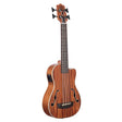 Kala Journeyman U•BASS® bas ukulele – Mahonie, F-Holes, Elektrisch-Akoestisch met EQ en Gigbag